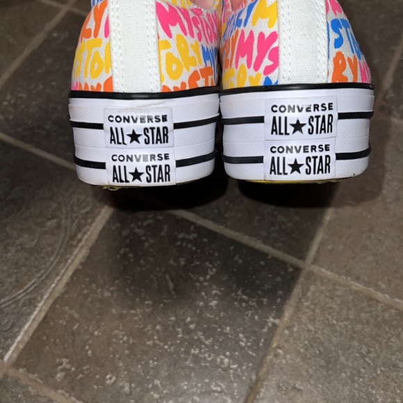 Converse Chuck Taylor My Story Sneakers Low Platform Women's Shoes sz 8.5 - Picture 5 of 6